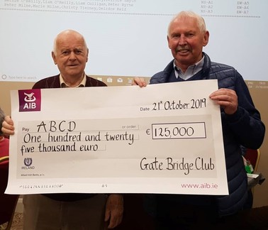 Cheque Presentation From Gate Bridge Club