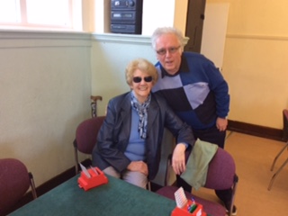 Founder Members . Tim Hallam & Hazel Whinfry