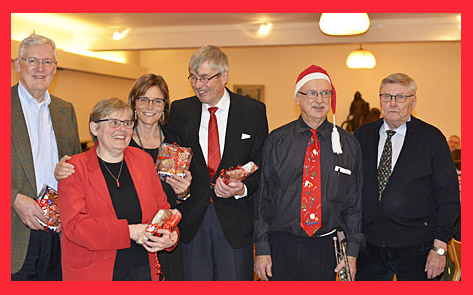 Julbridge i glad stämning