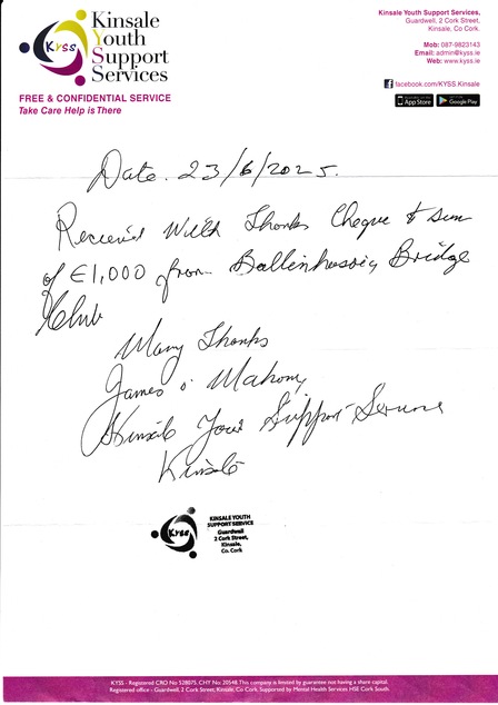 Charity Donation 2025