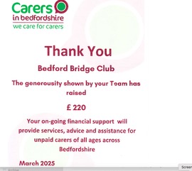 Charity event 10th March
