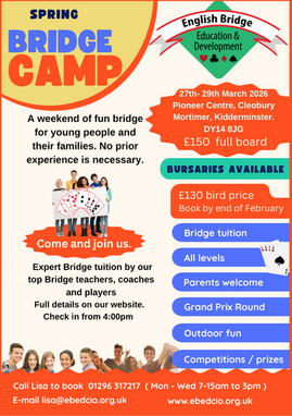 Entries Open for 2026 Spring Bridge Camp!