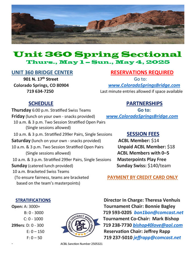 Spring Sectional Tournament