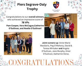 Piers Segrave Daly Trophy 2025