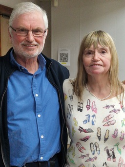 Larksy cup winners: Norman and Christine