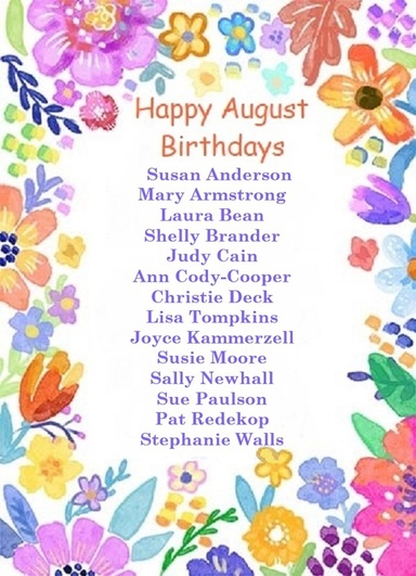 HAPPY  BIRTHDAY AUGUST