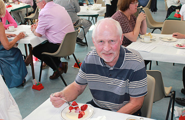 Mike enjoying his 5 a day