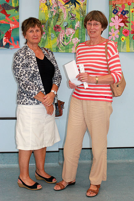 Joy Mayall and Mary Rimmmer who were joint 3rd in the Swiss