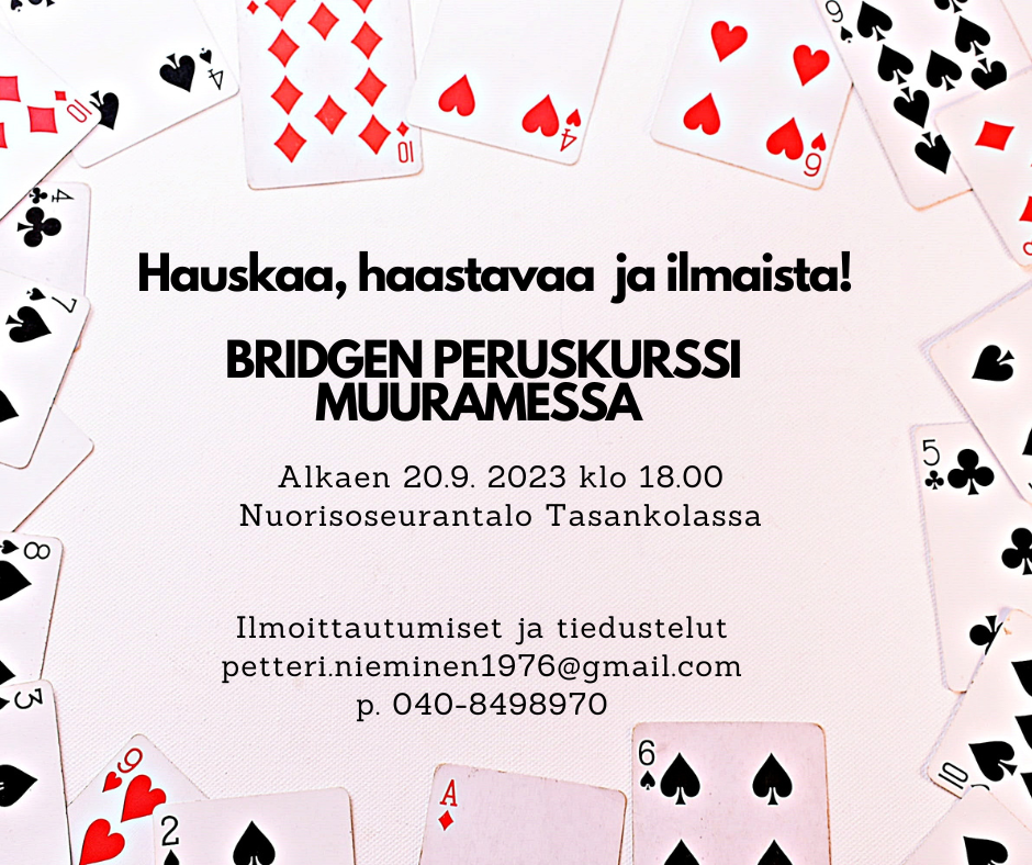 Bridgen peruskurssi Muuramessa