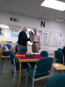 DIMMIE FLEMING AWARD PRESENTED TO JOHN BREARLEY