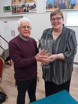 2024 President's Prize winner TOM DALY with 2023 winner HELENA MCINTYRE