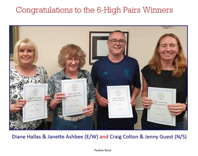 Congratulations - 6 High Competition